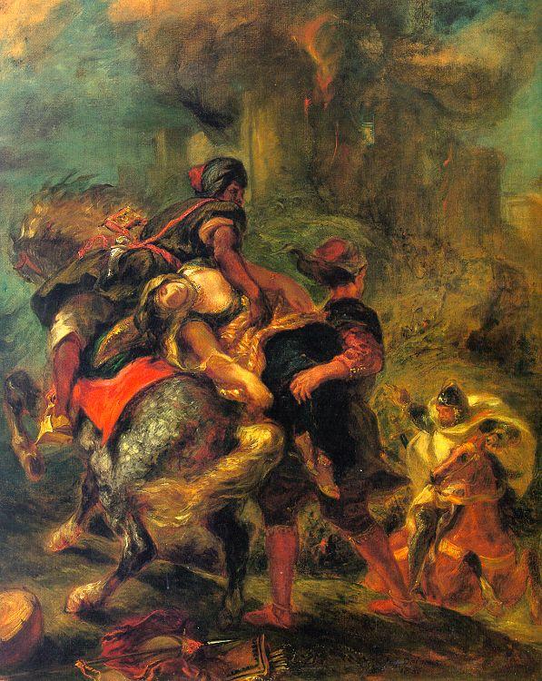 Eugene Delacroix The Abduction of Rebecca china oil painting image